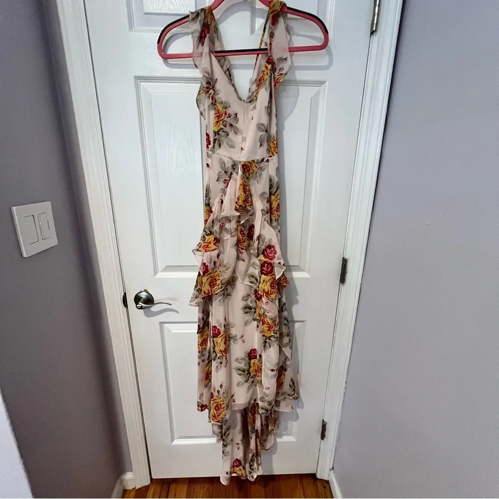 ASOS Design Ruffle High Low Dress - Picture 6 of 7